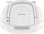 Odtwarzacz cd z magnetofonem JVC RC-E451W biały, USB, Bluetooth