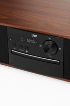 Odtwarzacz JVC RD-E761 odtwarzacz cd BT AUX USB CD-R LCD drewniany stylowy
