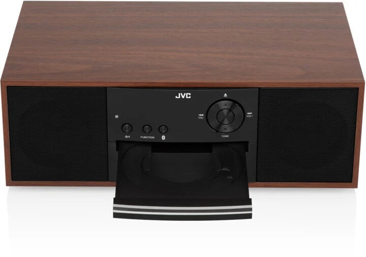 Odtwarzacz JVC RD-E761 odtwarzacz cd BT AUX USB CD-R LCD drewniany stylowy