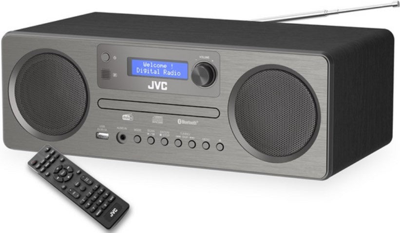 Odtwarzacz JVC Zestaw All In One wieża radio DAB+ Bluetooth AUX USB pilot
