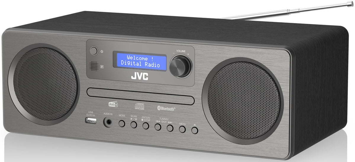 Odtwarzacz JVC Zestaw All In One wieża radio DAB+ Bluetooth AUX USB pilot