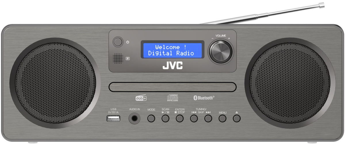 Odtwarzacz JVC Zestaw All In One wieża radio DAB+ Bluetooth AUX USB pilot