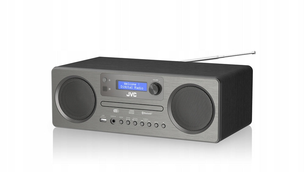 Odtwarzacz JVC Zestaw All In One wieża radio DAB+ Bluetooth AUX USB pilot