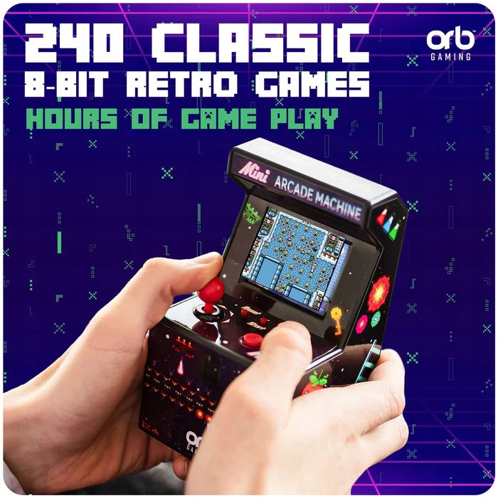 Orb Retro Mini Arcade Machine 240 gier przenośna mini konsola 8 bit