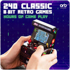 Orb Retro Mini Arcade Machine 240 gier przenośna mini konsola 8 bit