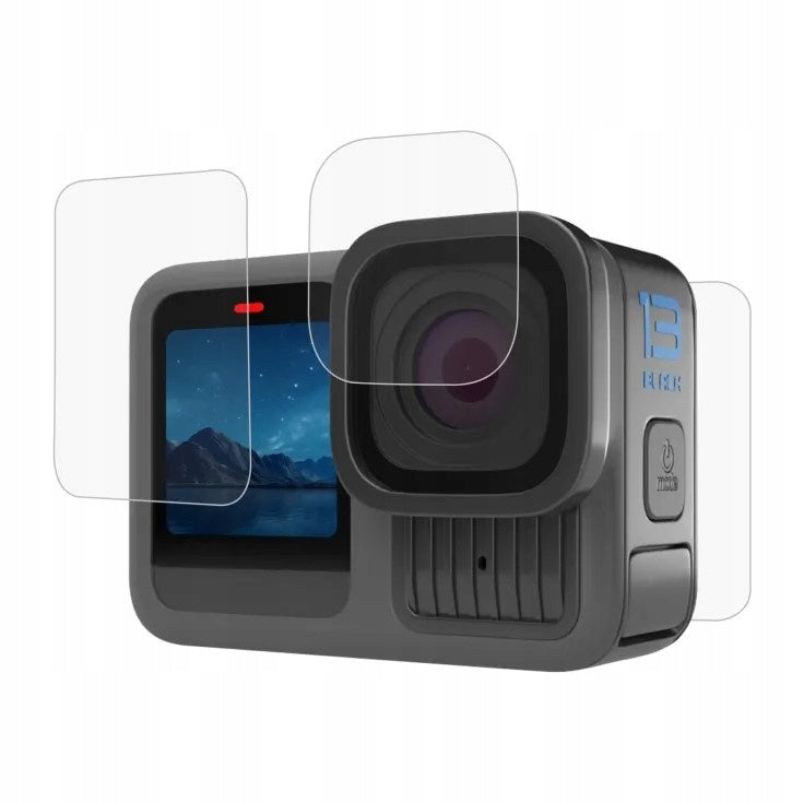 Osłona Ochronna Szkło Hartowane na Obiektyw 2x Ekran do GoPro hero 13 Black