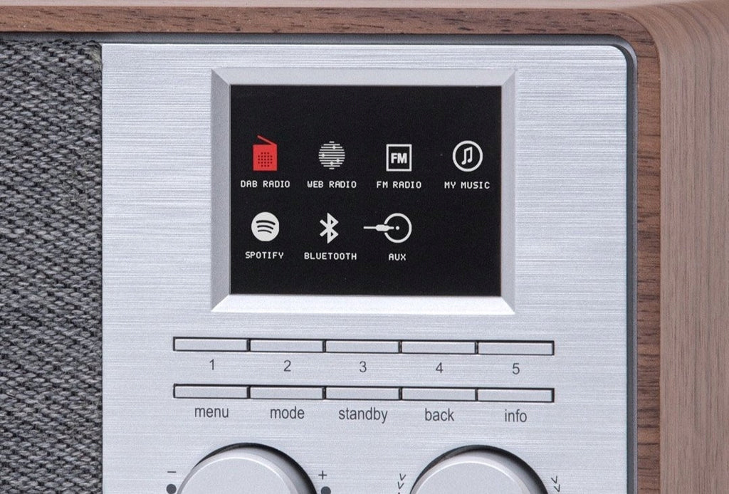 PINELL supersound 201W radio sieciowo-bateryjne DAB+, FM, Wi-Fi