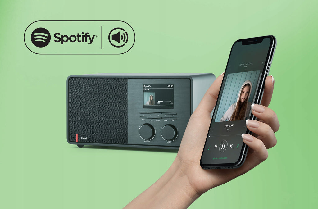 PINELL supersound 301 radio sieciowo-bateryjne DAB+, FM, Wi-Fi