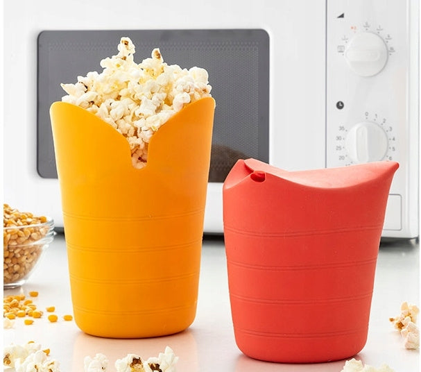 Pojemniki do robienia popcornu W mikrofali 2 szt