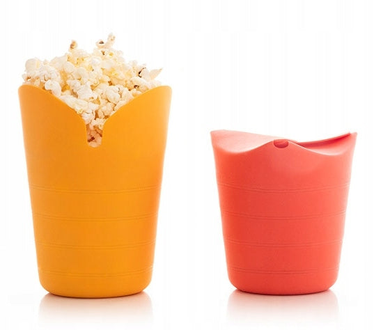 Pojemniki do robienia popcornu W mikrofali 2 szt