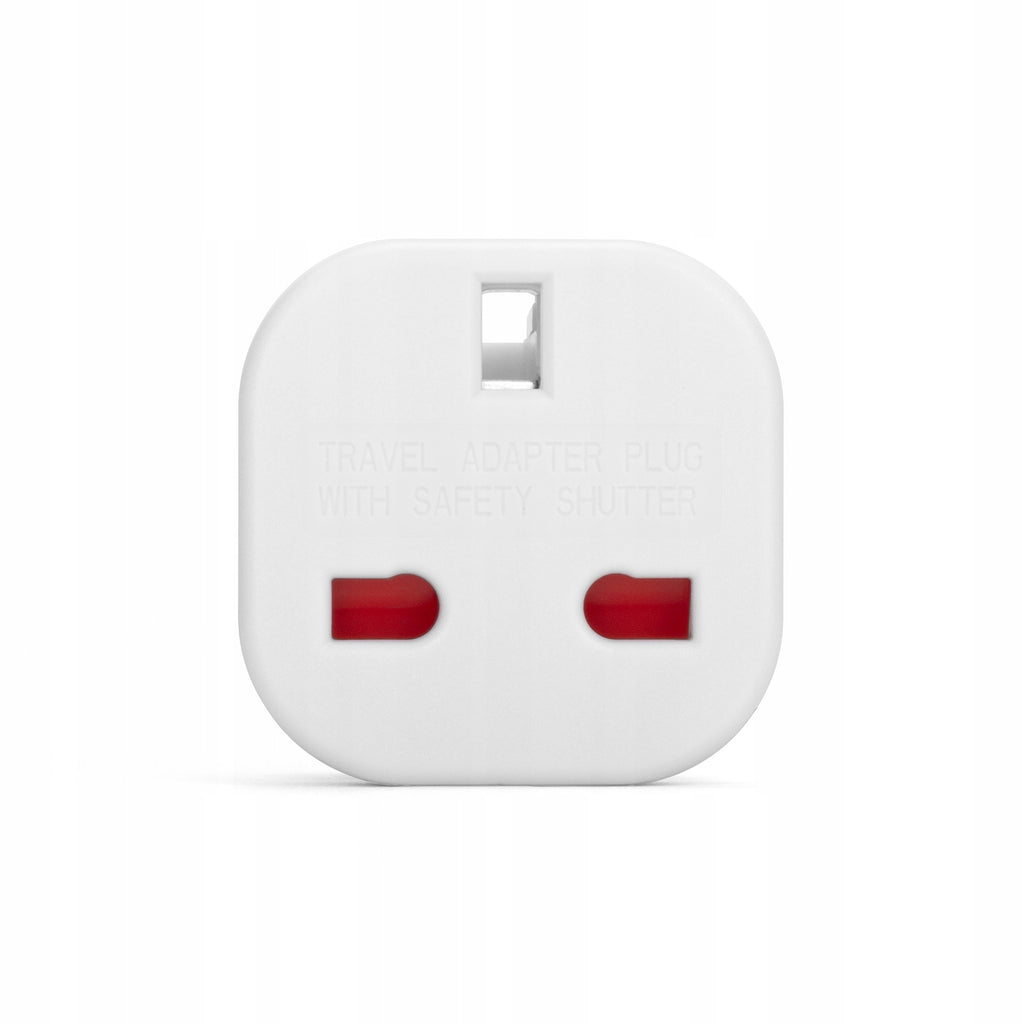 Przejściówka wtyczka angielska adapter podróżny wtyk PL gniazdo uk 20IP 16A