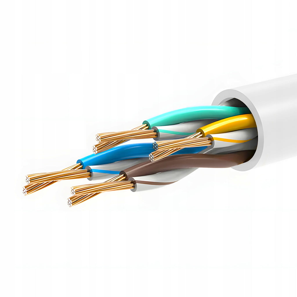Patchcord U/UTP 5e Montis RJ45 / RJ45 15 m biały