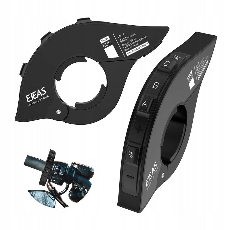 Pilot Sterowania do intercomów motocyklowych na kierownice EJEAS Bluetooth