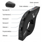 Pilot Sterowania do intercomów motocyklowych na kierownice EJEAS Bluetooth