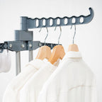 Pionowa suszarka na ubrania składana z kółkami 17 m powierzchni 40 kg