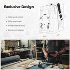 Plecak fotograficzny na aparat 20L k&f Concept Beta V6 czarny pojemny