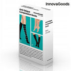 Podkolanówki przeciwżylakowe InnovaGoods uniwersalny czarny Compression