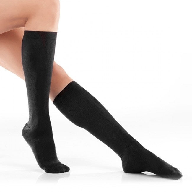 Podkolanówki przeciwżylakowe InnovaGoods uniwersalny czarny Compression