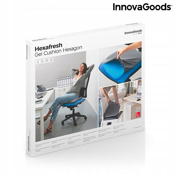 Poduszka z żelem silikonowym InnovaGoods Hexafresh 39 x 37 cm