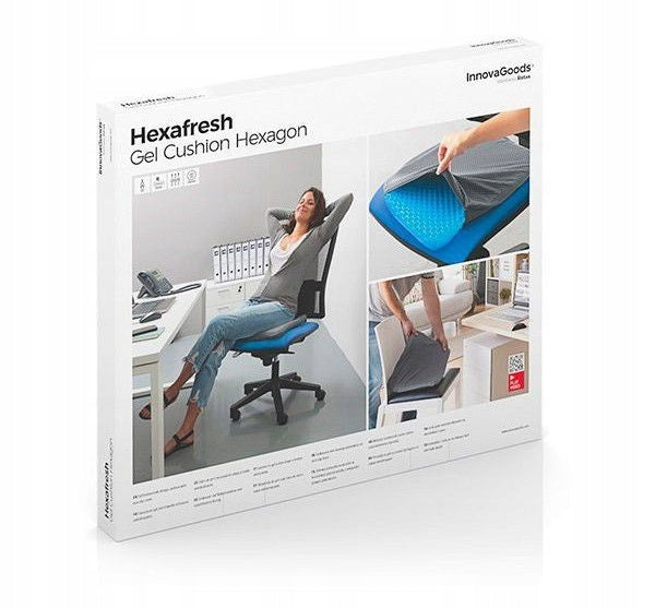 Poduszka z żelem silikonowym InnovaGoods Hexafresh 39 x 37 cm