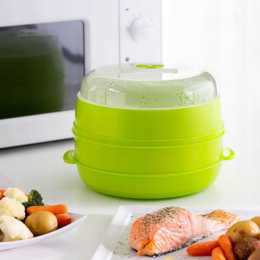 Podwójny Parowar do Mikrofalówki Codowave InnovaGoods