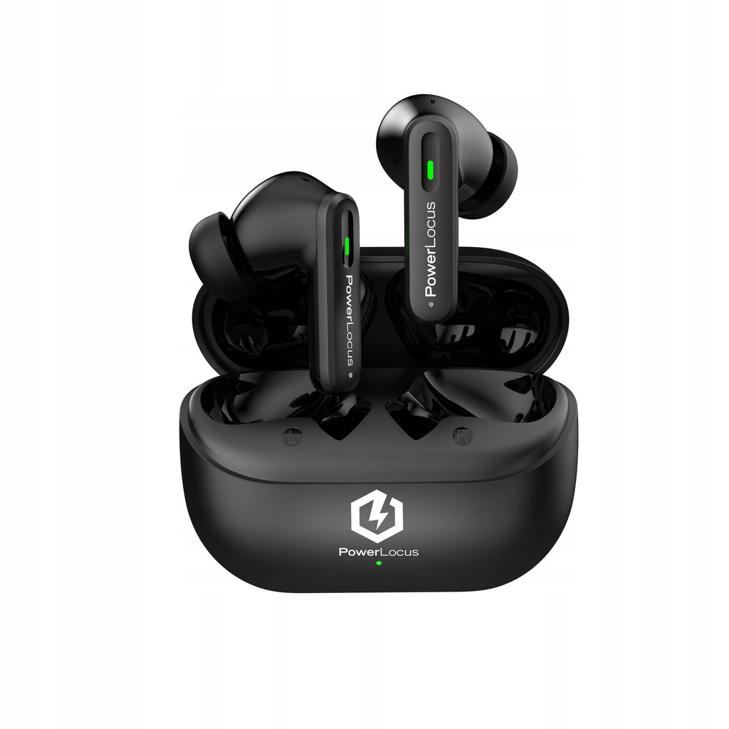 PowerLocus Fit black Słuchawki True Wireless z Hybrydowym ANC / Premium