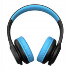 PowerLocus pled BlackBlue Bezprzewodowe Słuchawki Bluetooth dla dzieci LED
