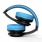 PowerLocus pled BlackBlue Bezprzewodowe Słuchawki Bluetooth dla dzieci LED