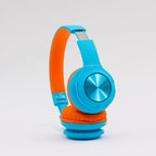 PowerLocus pled BlueOrange Bezprzewodowe Słuchawki Bluetooth dla dzieci LED