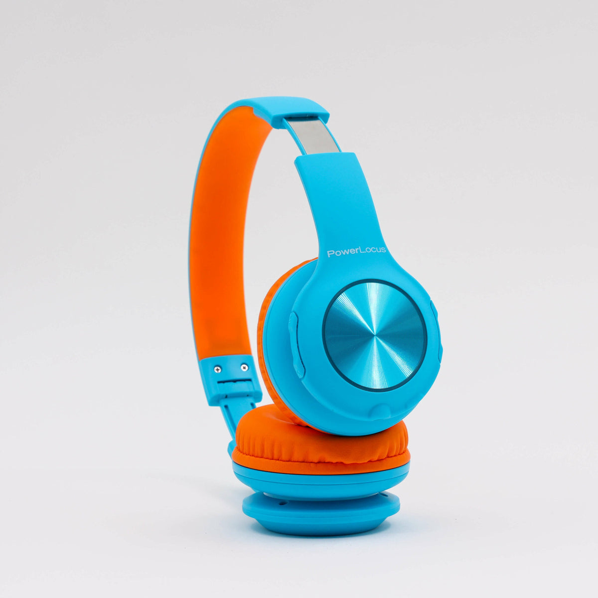 PowerLocus pled BlueOrange Bezprzewodowe Słuchawki Bluetooth dla dzieci LED