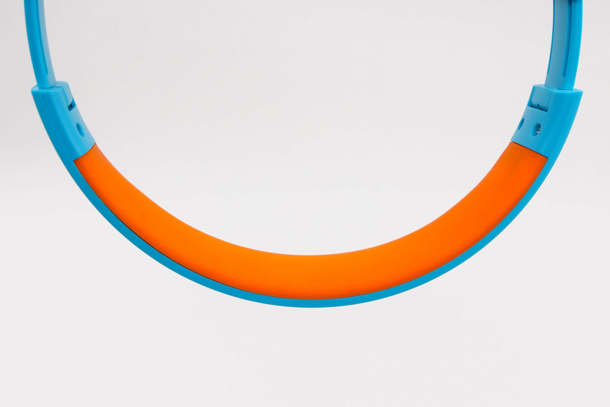 PowerLocus pled BlueOrange Bezprzewodowe Słuchawki Bluetooth dla dzieci LED
