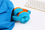 PowerLocus pled BlueOrange Bezprzewodowe Słuchawki Bluetooth dla dzieci LED