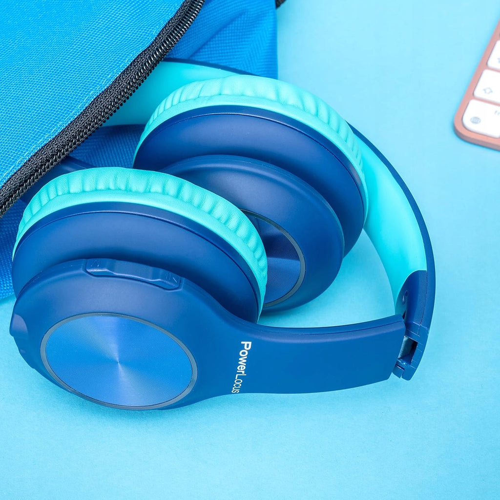 PowerLocus pled Kolorowe Bezprzewodowe Słuchawki Bluetooth dla dzieci z LED