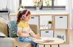 PowerLocus pled pink Bezprzewodowe Słuchawki Bluetooth dla dzieci z LED
