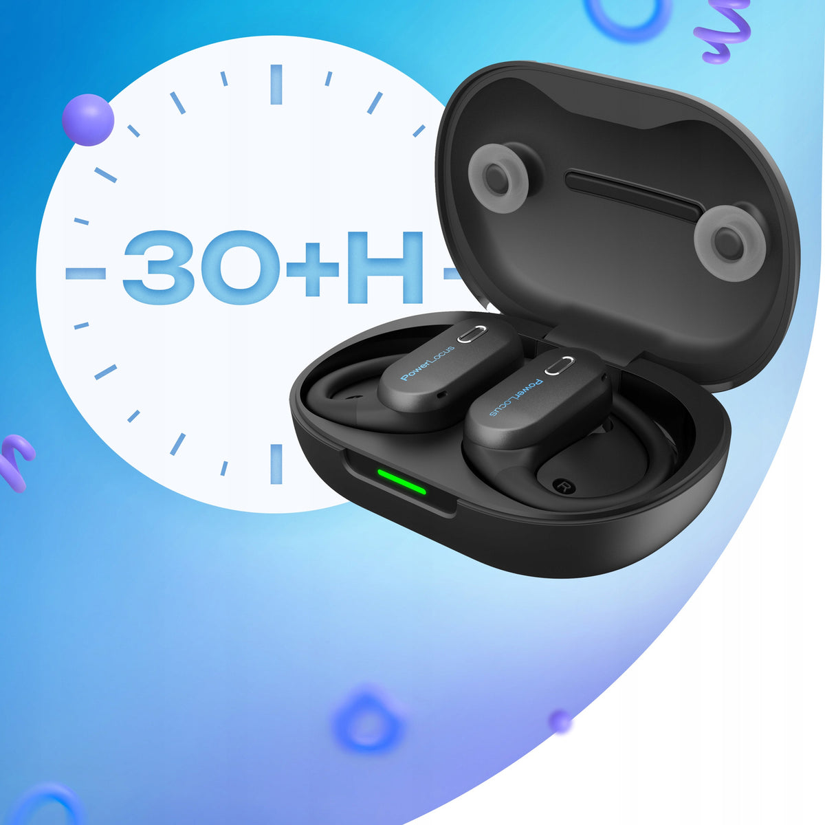 PowerLocus Słuchawki BT dla dzieci Jumpy limit 85 dB hipoalergiczne 30h
