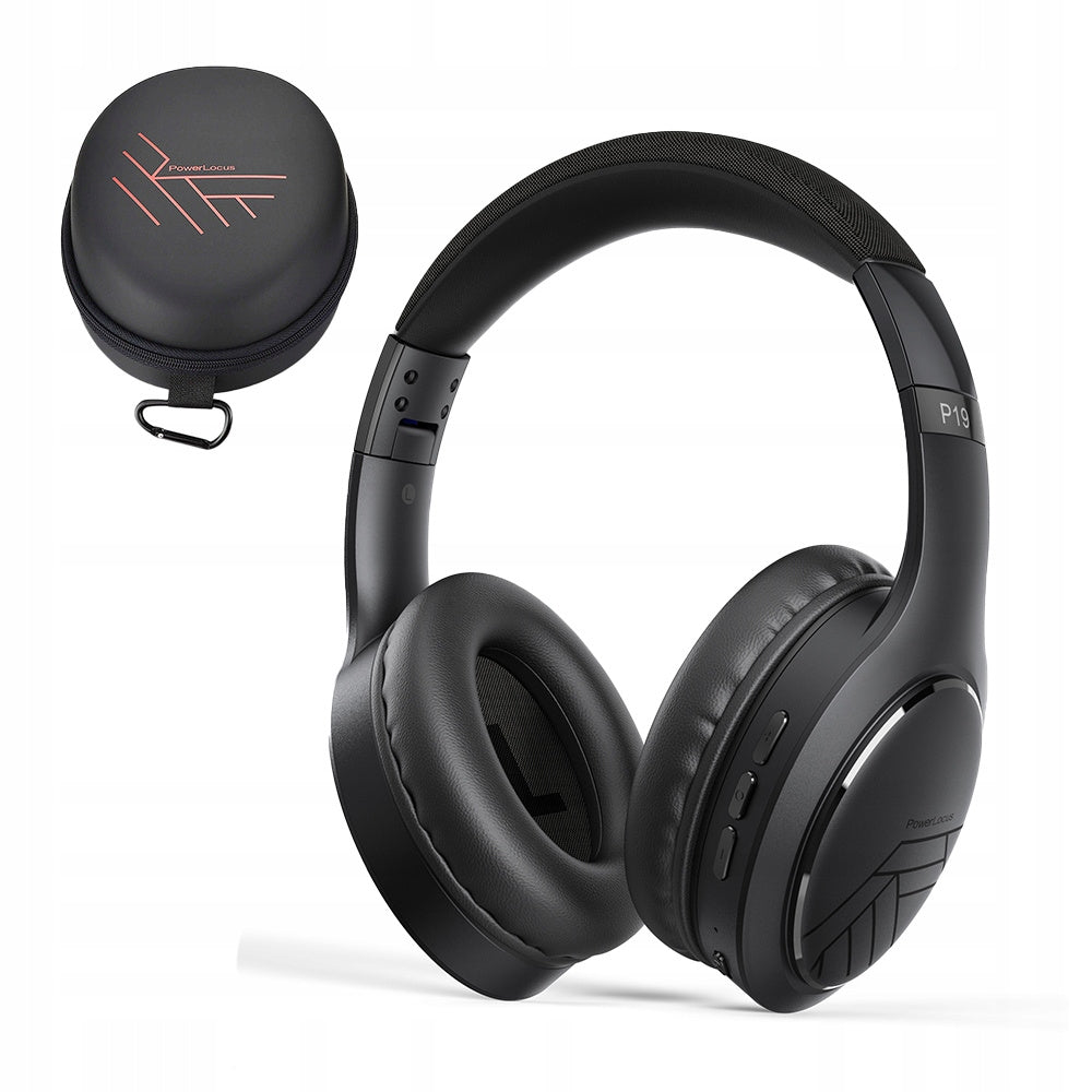 PowerLocus Słuchawki Bluetooth P19 4 tryby eq 60 godzin składane z etui