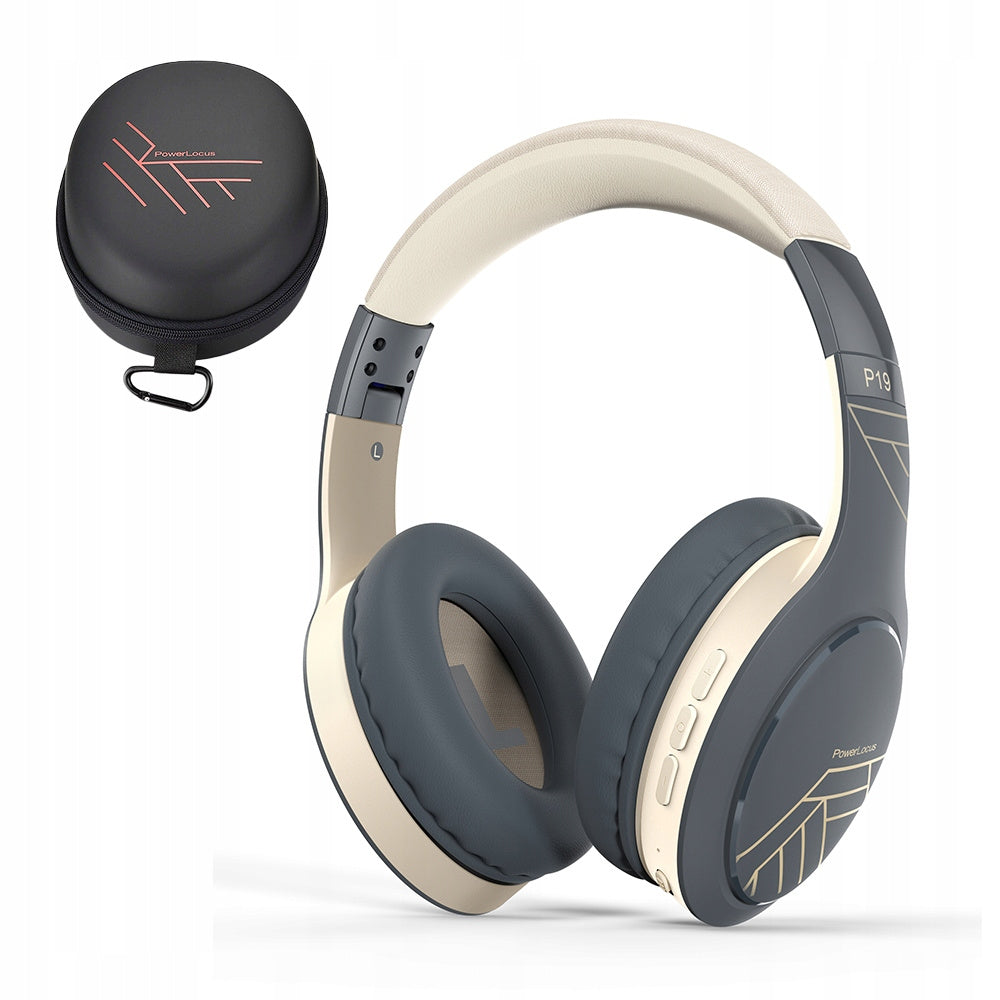 PowerLocus Słuchawki Bluetooth P19 4 tryby eq 60 godzin składane z etui