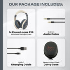 PowerLocus Słuchawki Bluetooth P19 4 tryby eq 60 godzin składane z etui