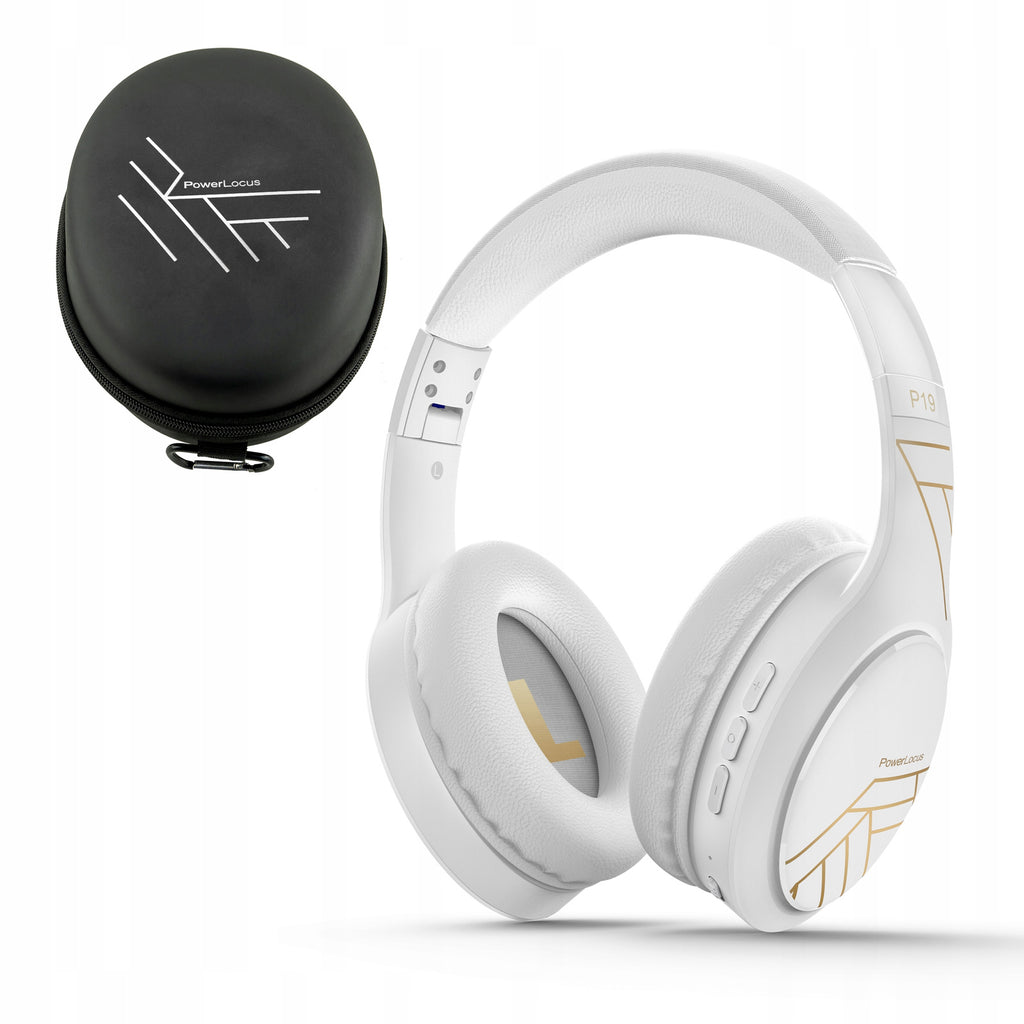 PowerLocus Słuchawki Bluetooth P19 4 tryby eq 60 godzin składane z etui