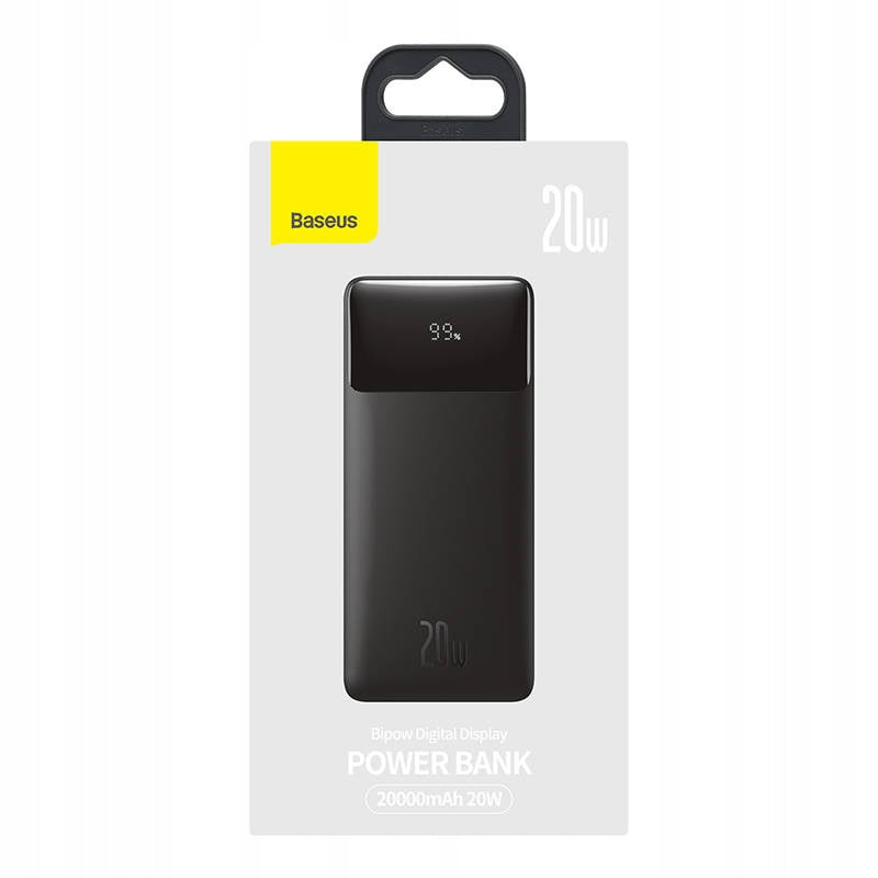 Powerbank Baseus Bipow 20000mAh, 2xUSB, USB-C, 20W