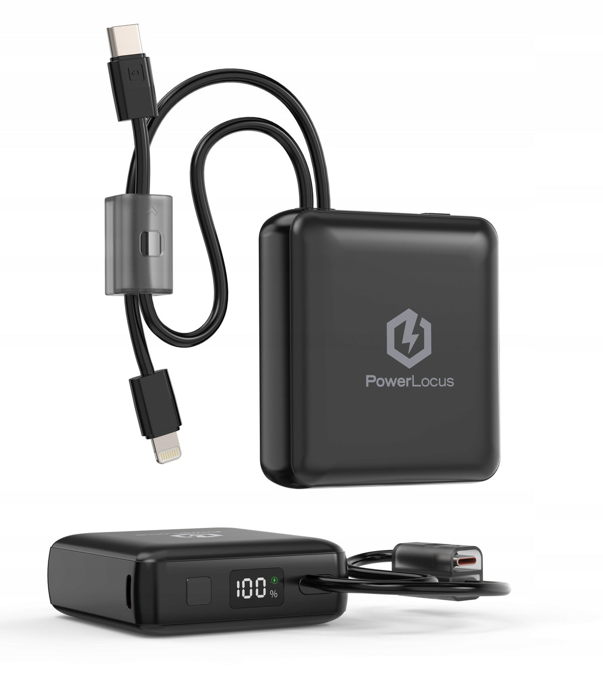 Powerbank PowerLocus 10000mAh PD 20W Szybkie ładowanie USB-C + Lightning