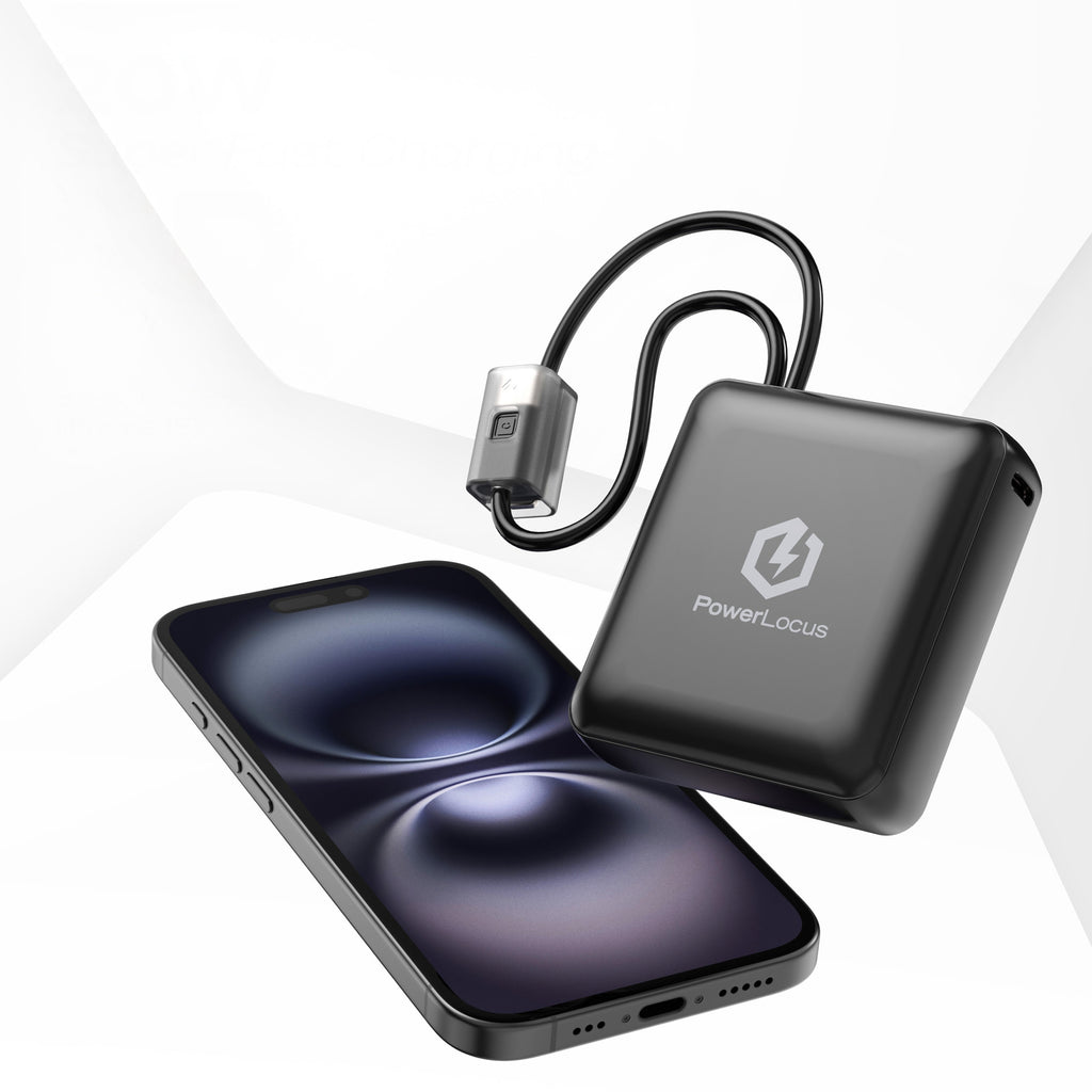 Powerbank PowerLocus 10000mAh PD 20W Szybkie ładowanie USB-C + Lightning