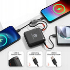 Powerbank PowerLocus 10000mAh PD 20W Szybkie ładowanie USB-C + Lightning