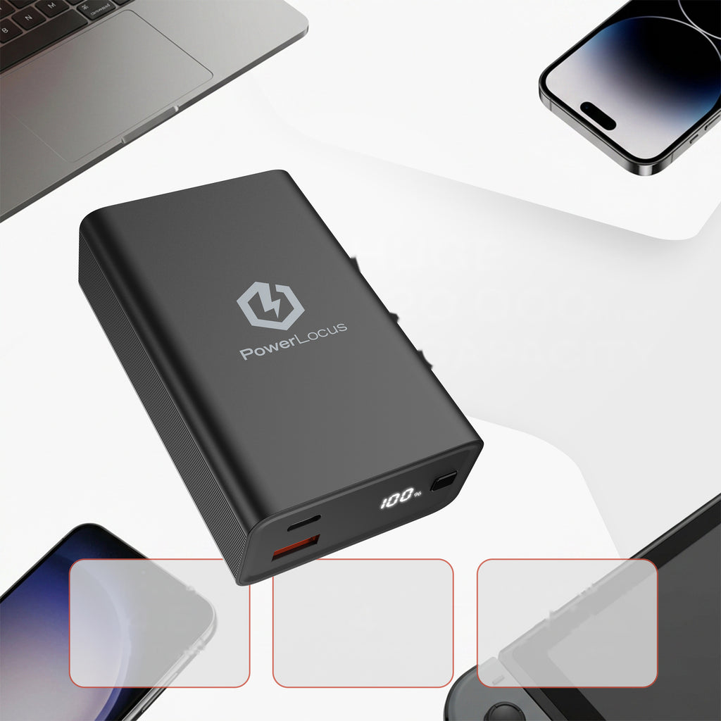 Powerbank PowerLocus PLB-2 20 000 mAh 65 W USB-C i USB-A