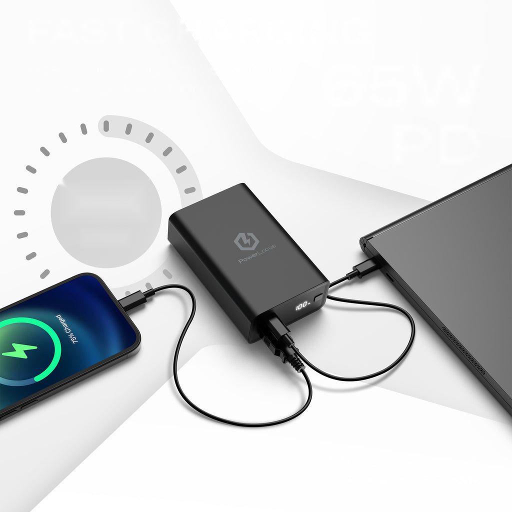 Powerbank PowerLocus PLB-2 20 000 mAh 65 W USB-C i USB-A