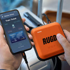 Powerbank rugd Power Brick 18W + latarka 1300lm + SOS IP67 z karabińczykiem