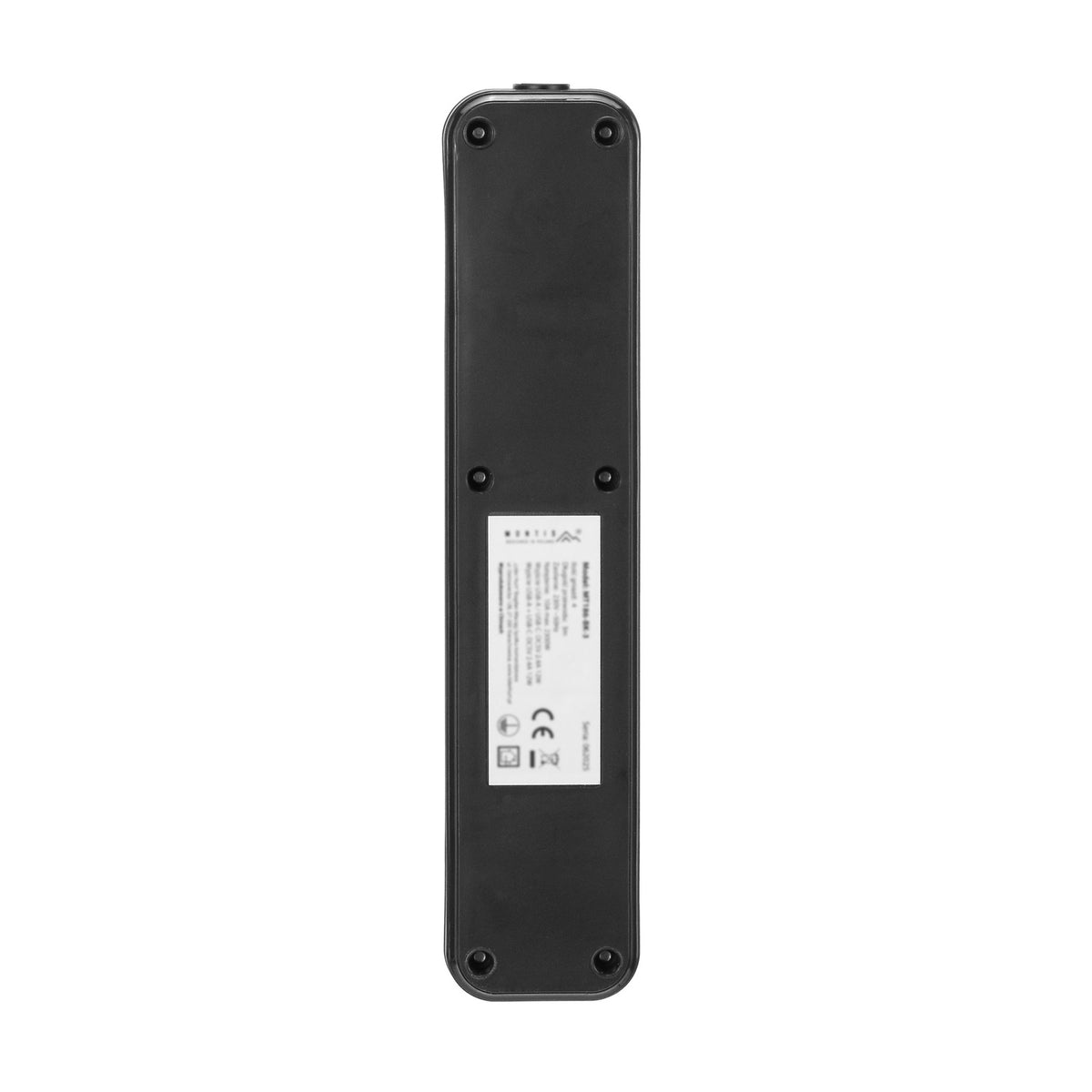 Przedłużacz elektryczny czarny 3-gniazdowy z USB MONTIS 1,5m MT185-BK-1,5