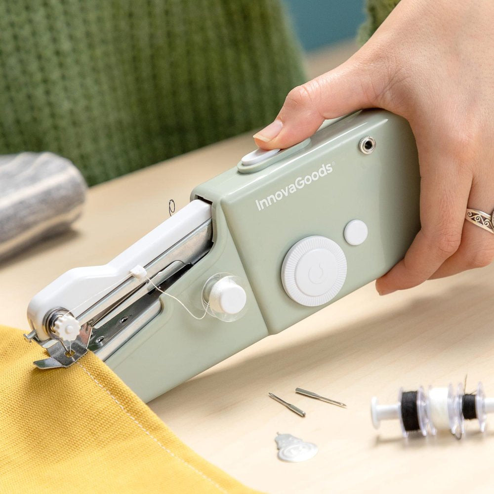 Przenośna Mini Maszyna do Szycia ręczna na Baterie Manualna InnovaGoods
