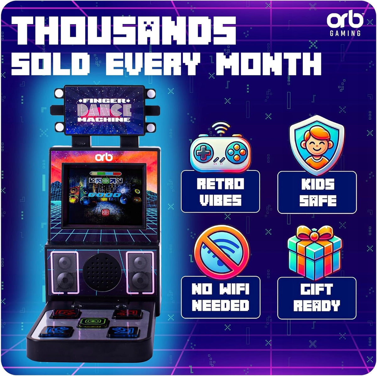 Przenośna mini konsola Orb Retro Mini FingerDance Arcade Machine