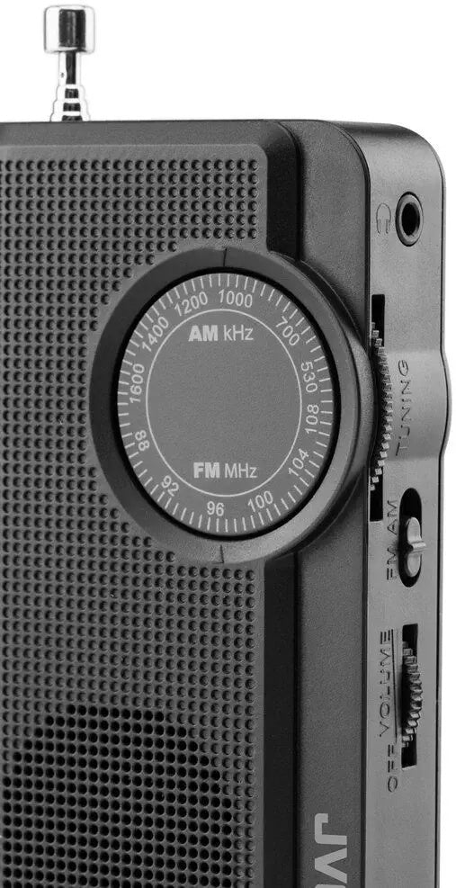 Przenośne radio JVC RA-E311B AM/FM minijack zasilanie Z baterii antena